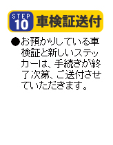 STEP10:車検証送付