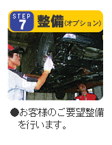 STEP7:整備（オプション）
